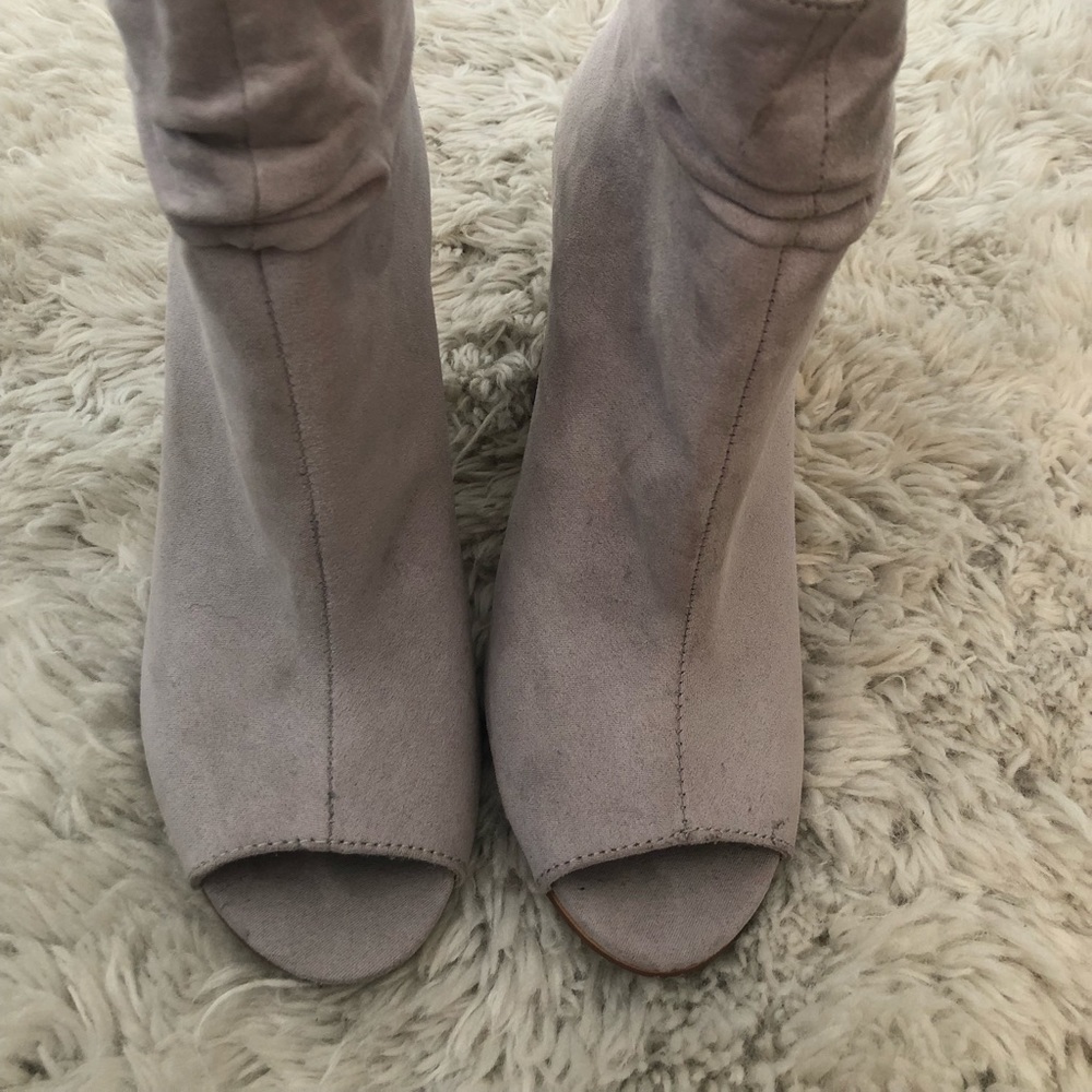 Express Open Toed Booties - Picture 2 of 5